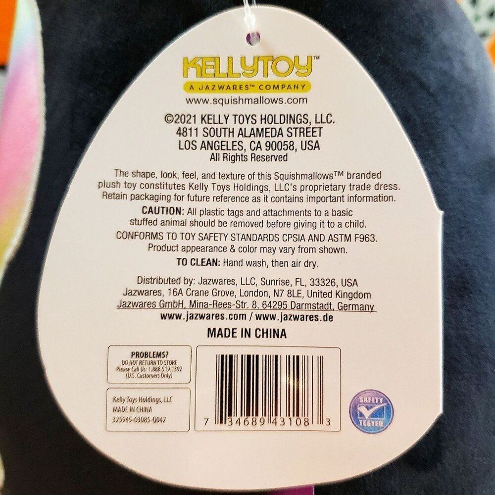 Squishmallow Bufinda the Narwhal 12" UltraSoft Halloween Holiday Toy Plush New - Picture 6 of 6